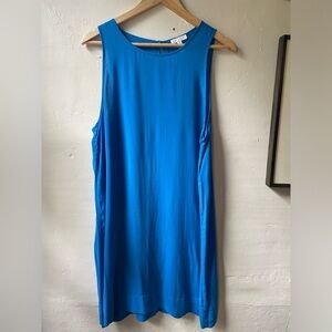 LEITH Blue Rayon Sleeveless Sundress Size Medium